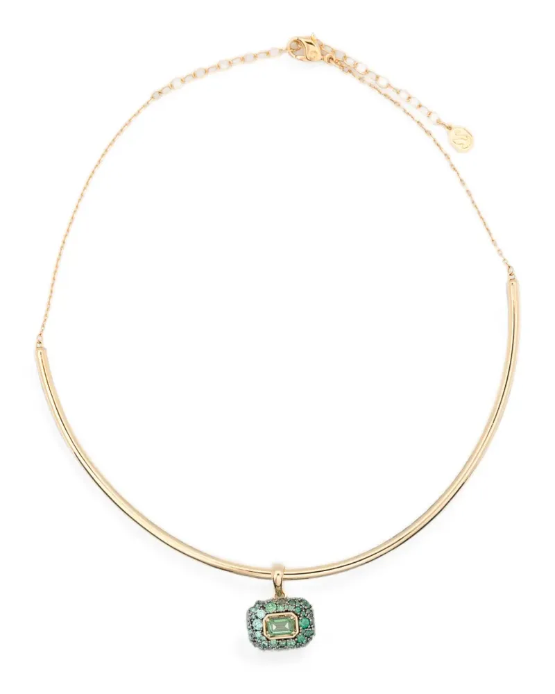 Swarovski Sublima Halskette mit achteckigem Schliff - Gold Gold