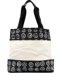 10 Corso Como Shopper mit Print Weiß