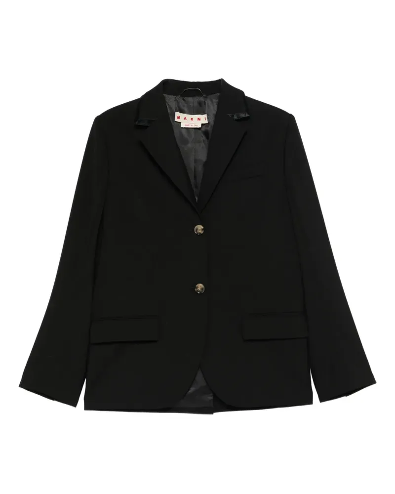 Marni Klassisches Sakko - Schwarz Schwarz