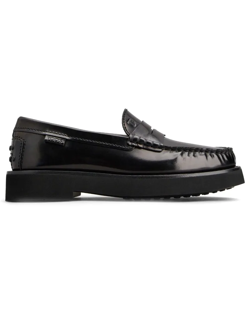 TOD'S Klassische Penny-Loafer - Schwarz Schwarz