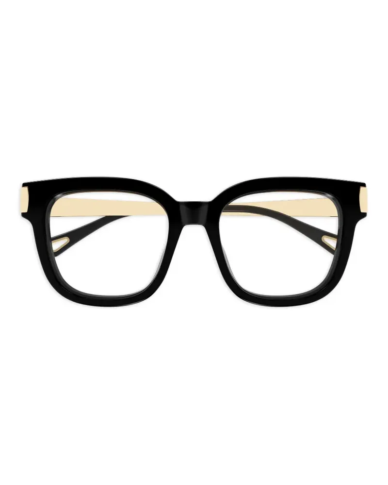 Chloé Brille mit eckigem Gestell - Schwarz Schwarz