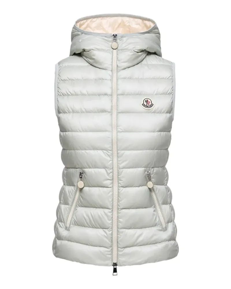 Moncler Gesteppte Glygosse Kapuzenweste - Grün Grün