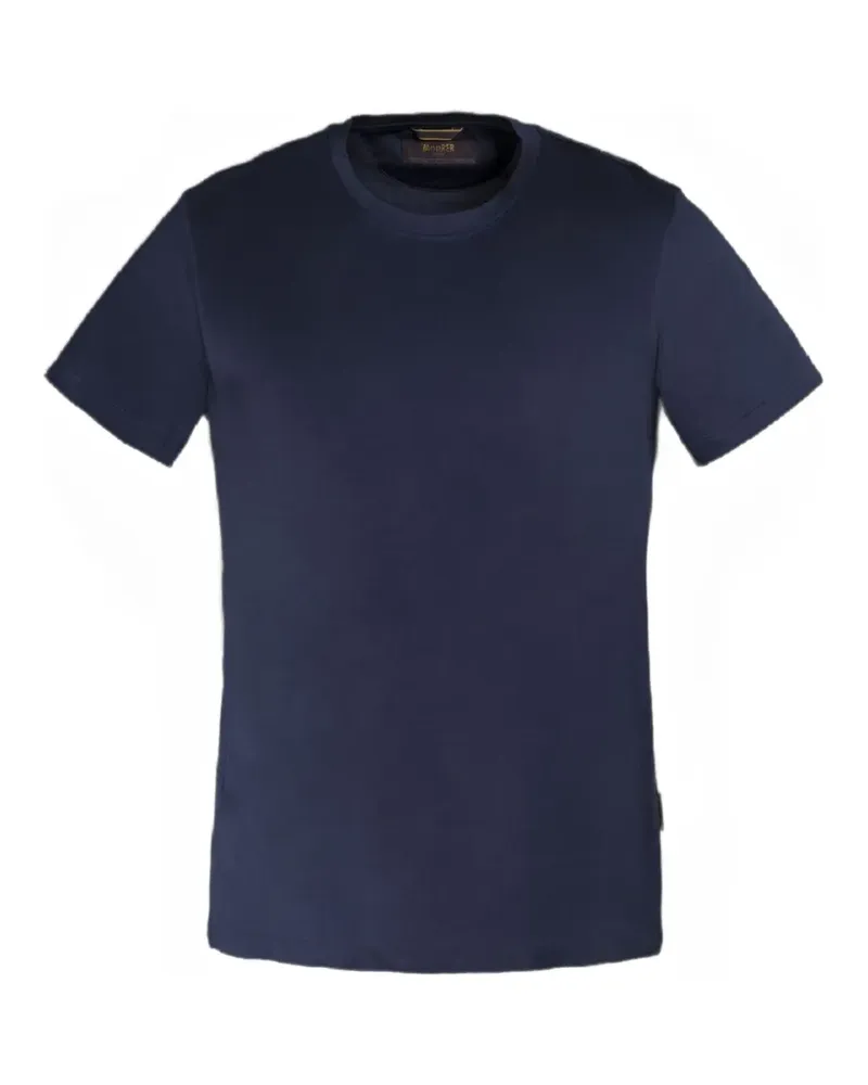 MOORER Mike-Jcl T-Shirt mit rundem Ausschnitt - Blau Blau