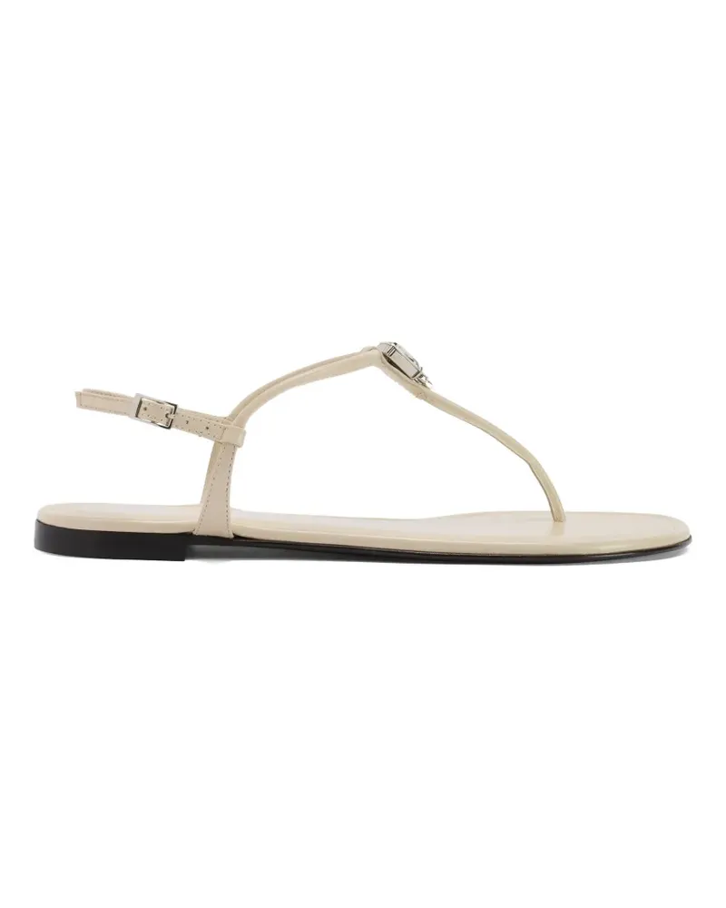 Giuseppe Zanotti Flache Muse Sandalen - Nude Nude