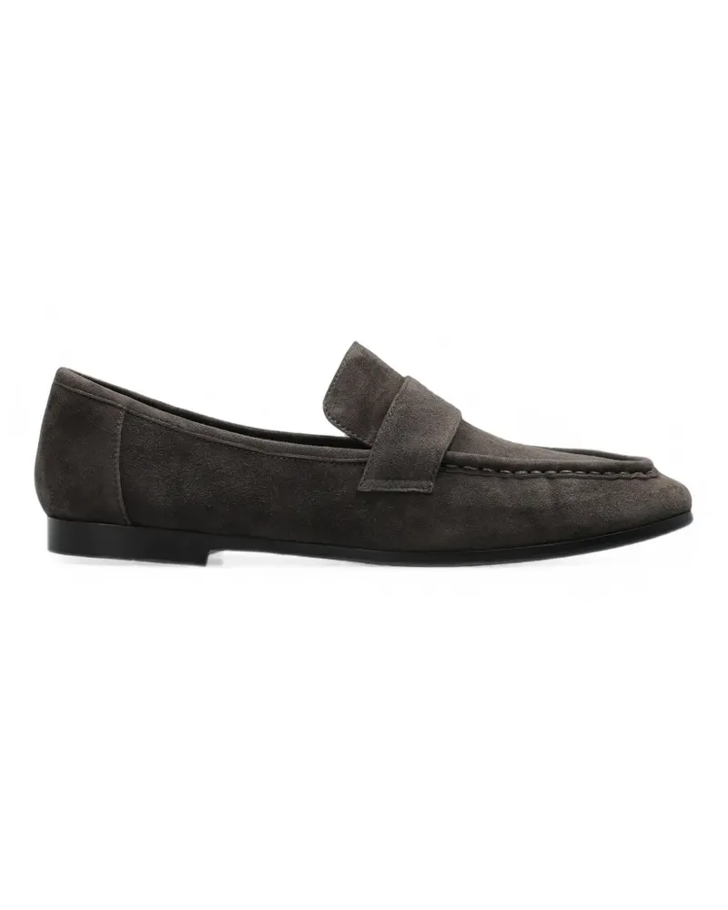 BLACK SUEDE STUDIO Arrow suede loafers - Grau Grau