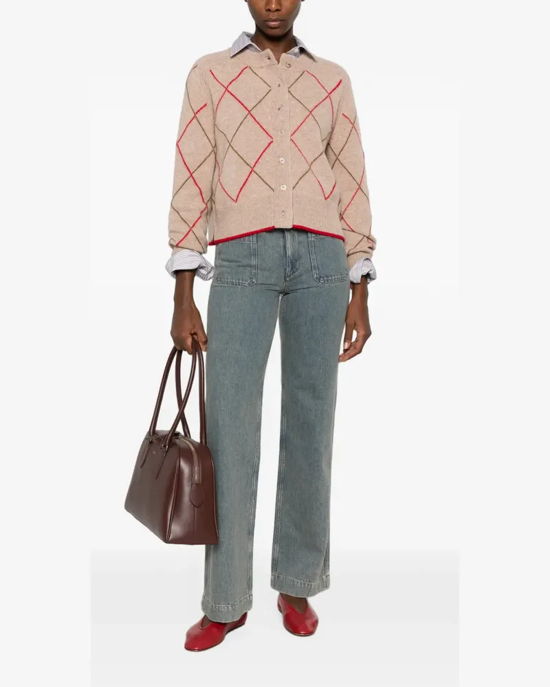 A.P.C. Victoria patch-pocket jeans - Blau Blau