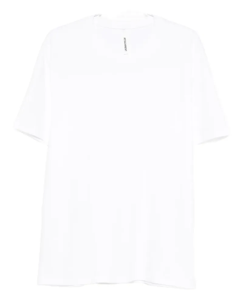 ATTACHMENT T-Shirt mit rundem Ausschnitt - Weiß Weiß
