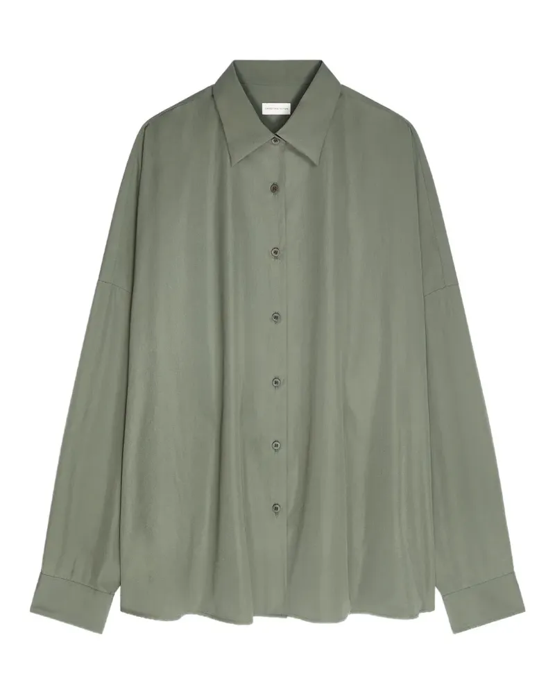 Dries van Noten Cocoon Hemd - Grün Grün
