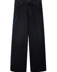 OFF-WHITE Natlover Supper Baggy Jeans Schwarz