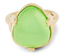 crystal-embellished cocktail ring