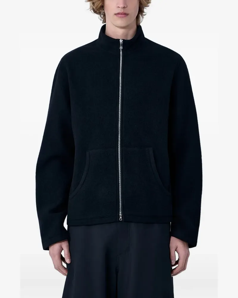 Rier Fleecejacke mit Reißverschluss - Schwarz Schwarz