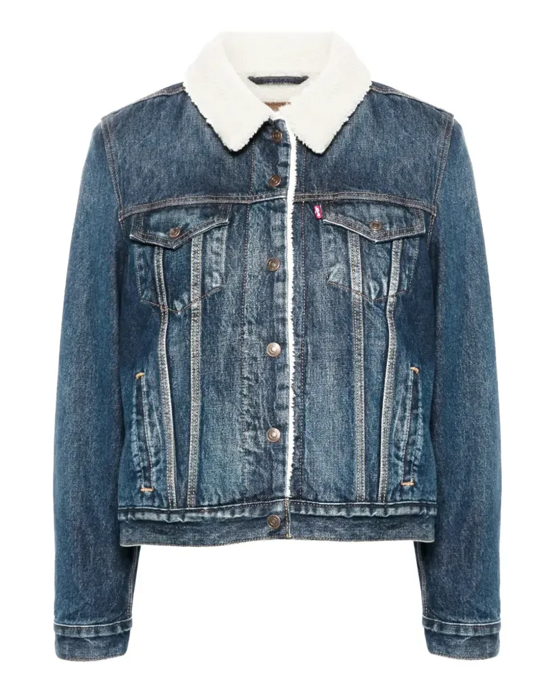 Levi's Original Sherpa Trucker denim jacket - Blau Blau
