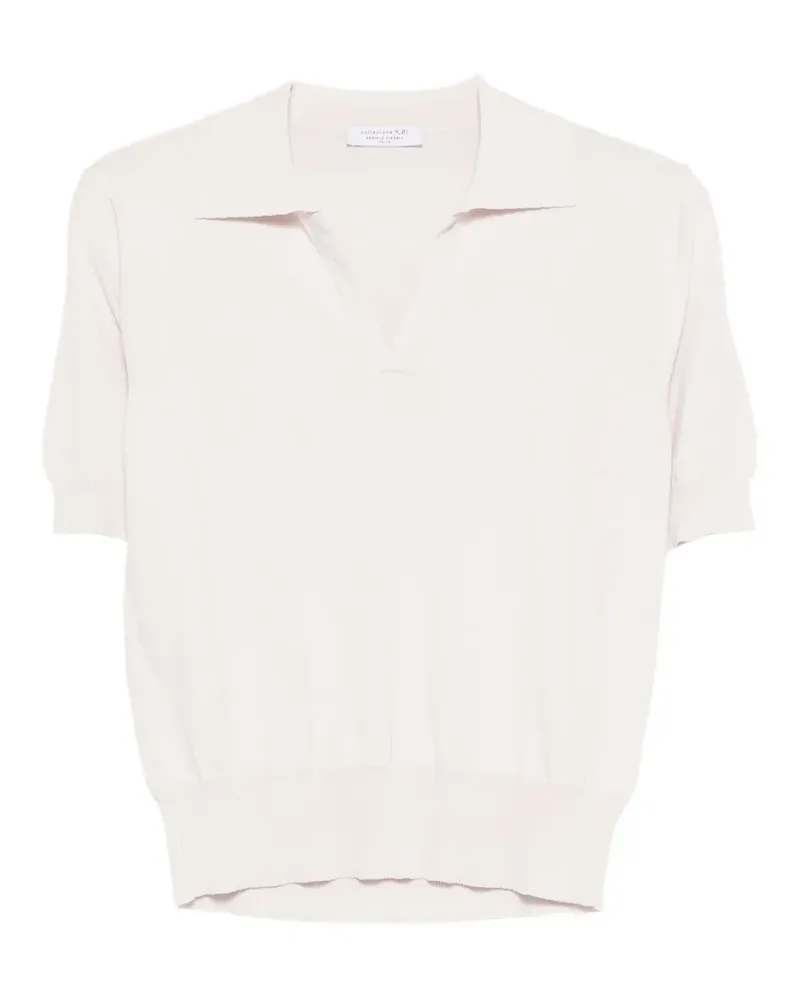 Daniele Fiesoli V-neck collared top - Rosa Rosa
