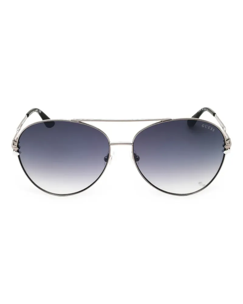 Guess gradient pilot-frame sunglasses - Silber Silber