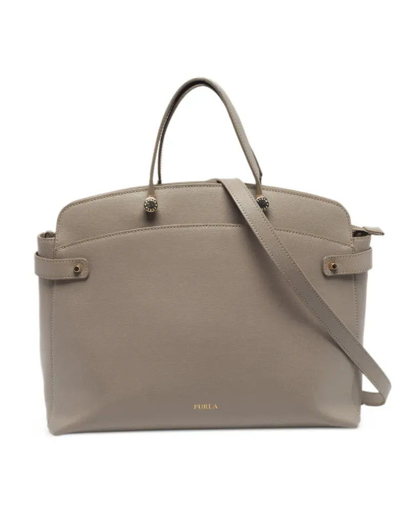 Furla Agata Tote Bag - Nude Nude