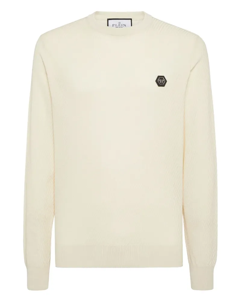 Philipp Plein Pullover mit Logo - Nude Nude