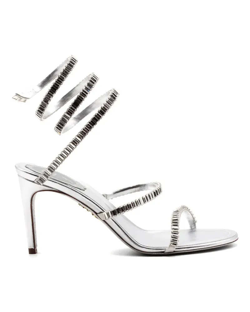 René Caovilla Cleo embellished strappy sandals - Silber Silber