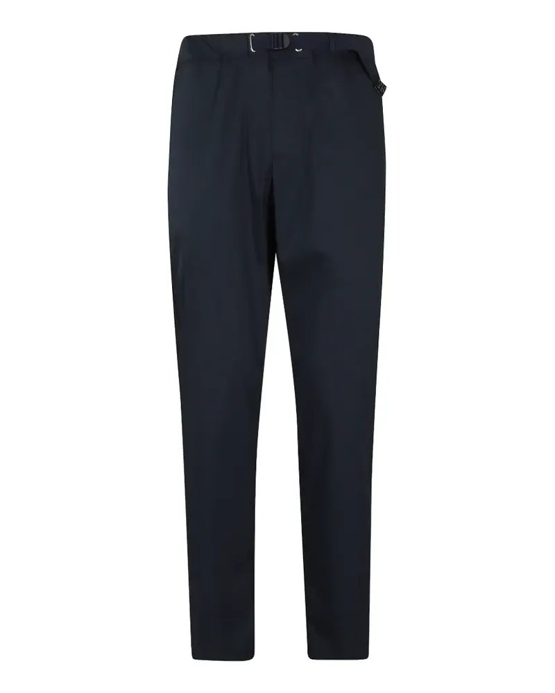 PLAN C belted tapered-leg trousers - Blau Blau