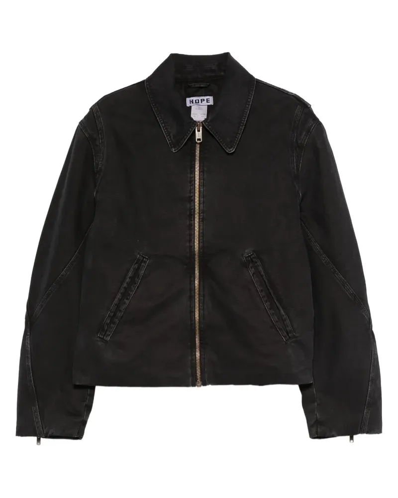 Hope Void Jacke mit Reißverschluss - Schwarz Schwarz
