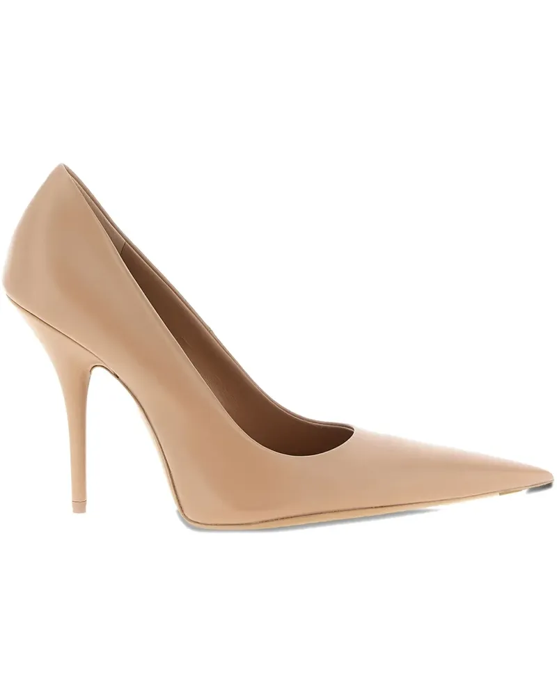 Balenciaga 110m Avenue After elongated-toe pumps - Nude Nude