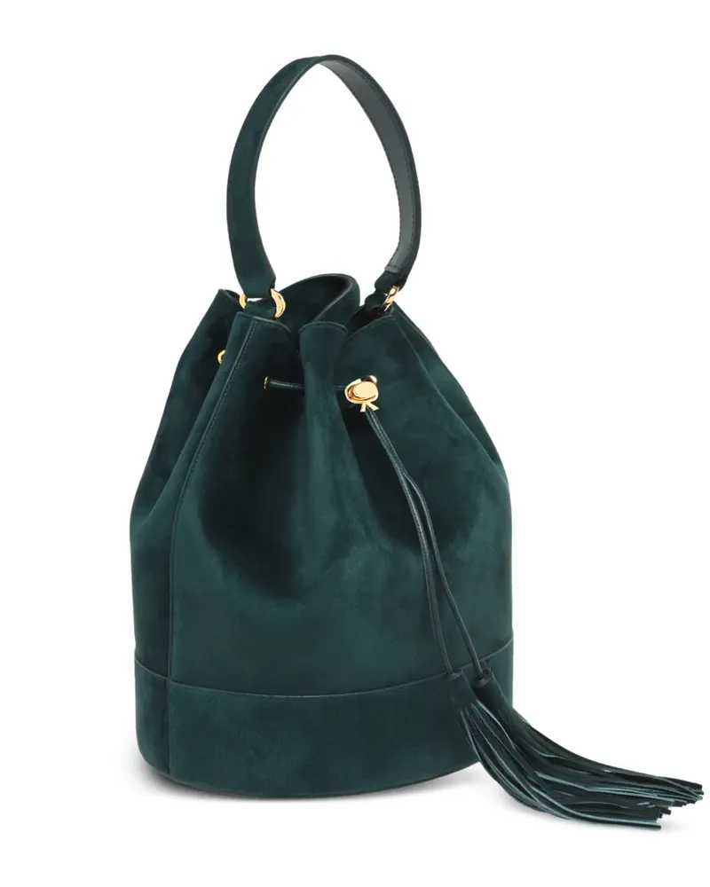 Gianvito Rossi SIENNA 22 Beuteltasche mit Quastendetail - Grün Grün