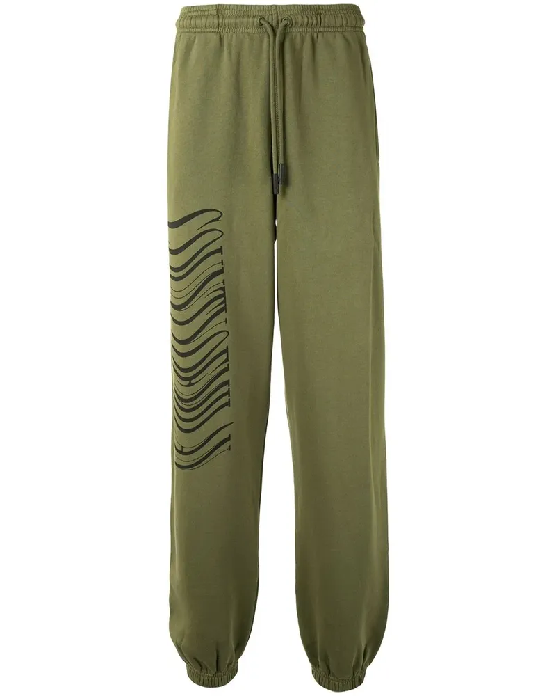 Marcelo Burlon | County of Milan Jogginghose mit Logo-Print - Grün Grün