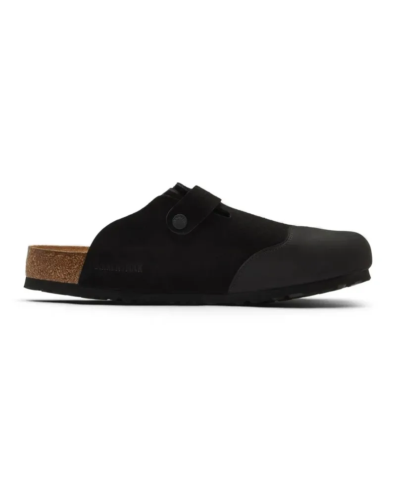 Birkenstock Boston Adererror Mules mit Schnalle - Schwarz Schwarz