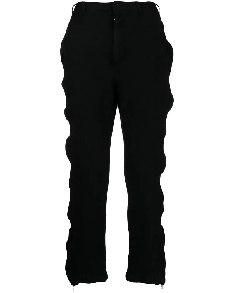 Comme des Garçons Hose mit Reißverschlüssen - Schwarz Schwarz
