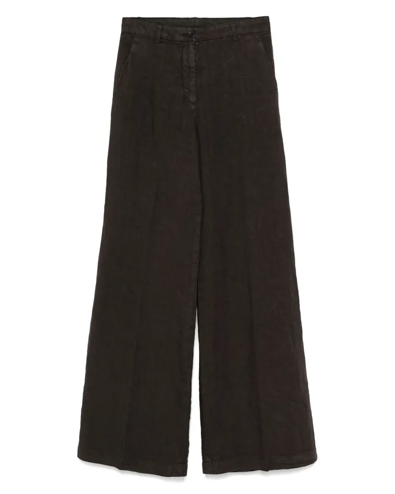 ASPESI Hose aus Leinen - Braun Braun