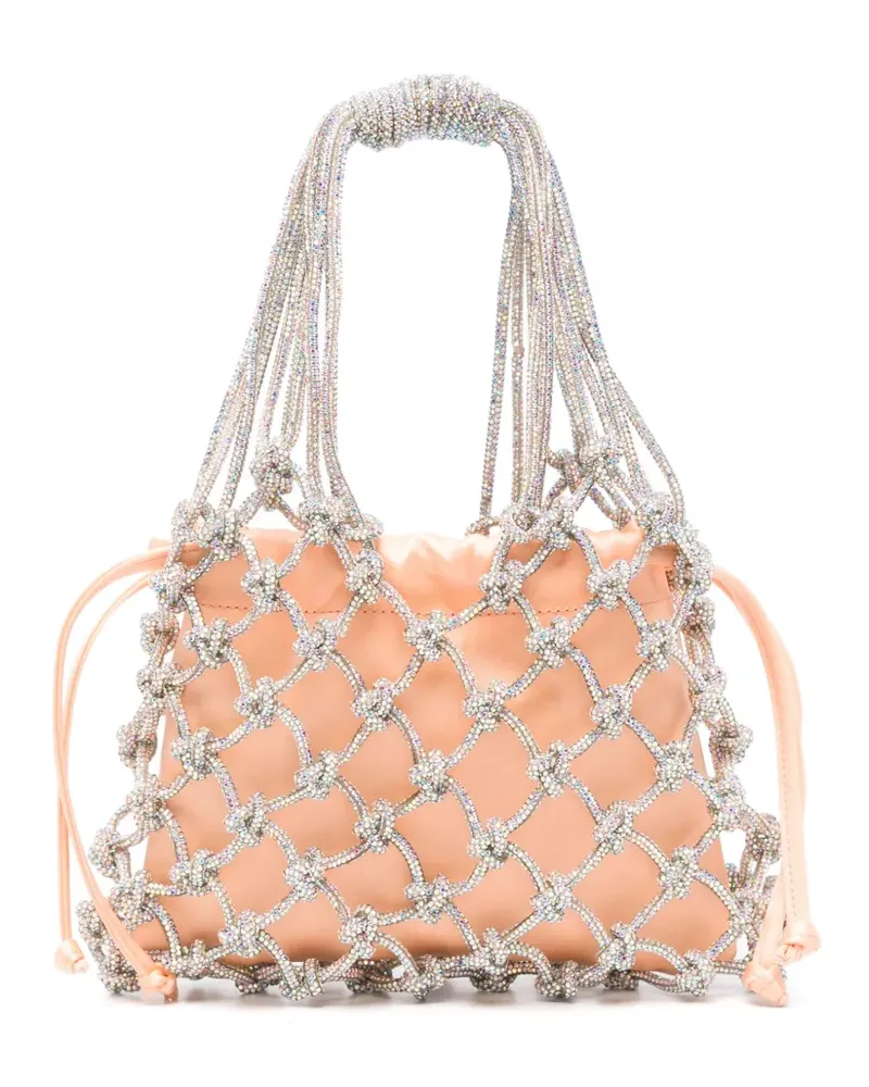 HIBOURAMA Carrie Kristalltasche - Silber Silber