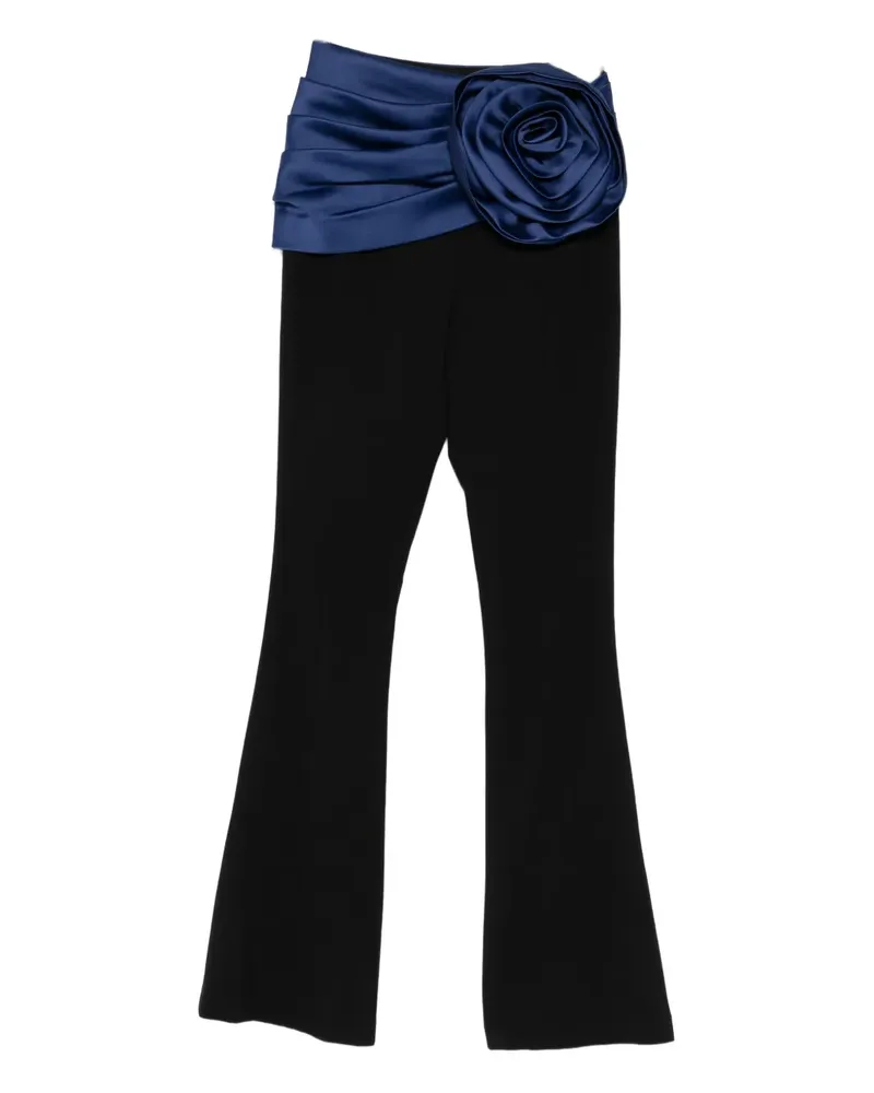 Carolina Herrera New York Hose mit Blumen - Schwarz Schwarz