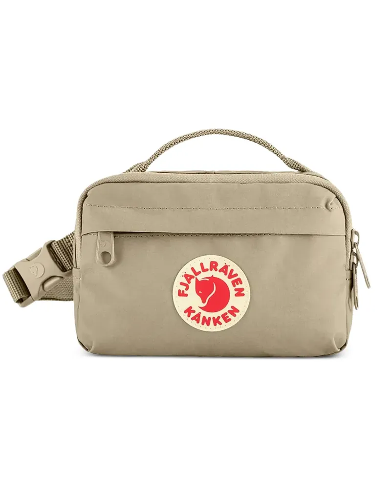 Fjäll Räven Gürteltasche mit Logo-Patch - Nude Nude