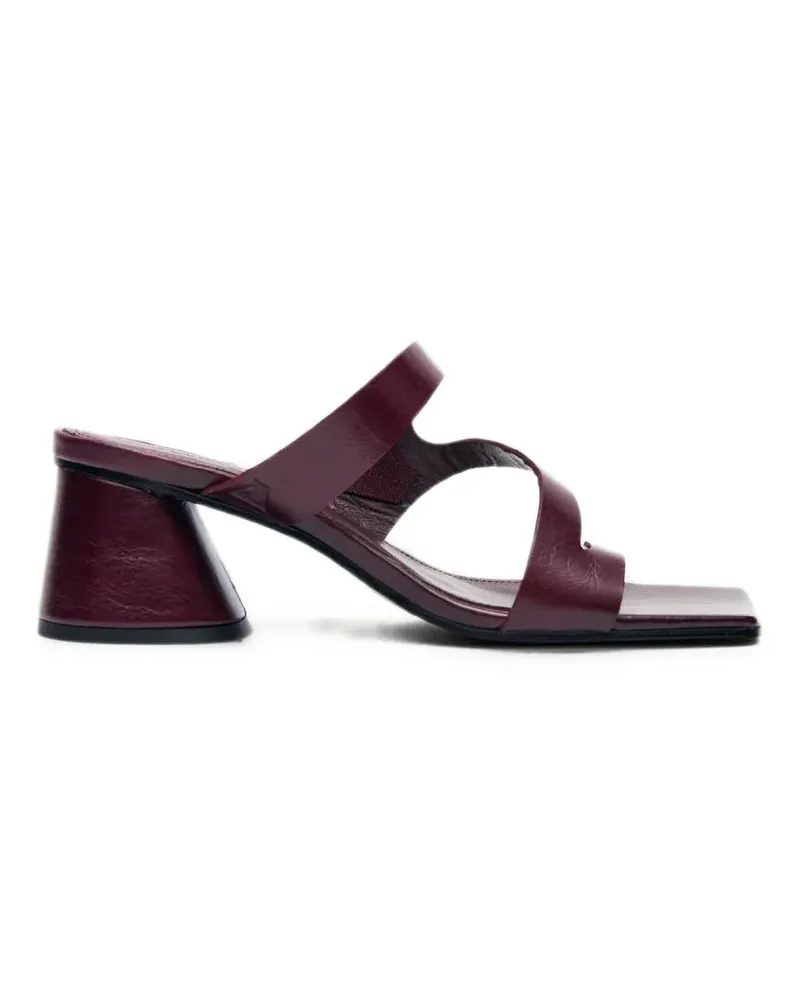 Alohas Orielle Rift asymmetric leather sandals - Rot Rot