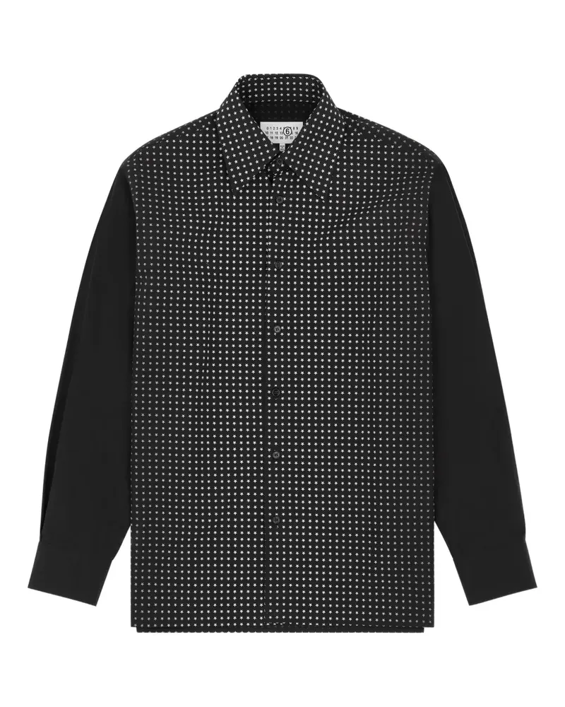Maison Margiela Hemd mit Polka Dots - Schwarz Schwarz