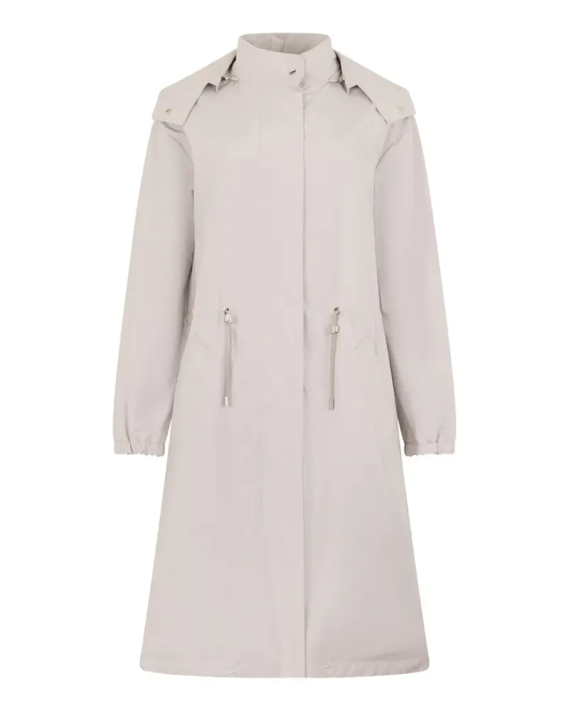 MOORER hooded parka coat - Nude Nude
