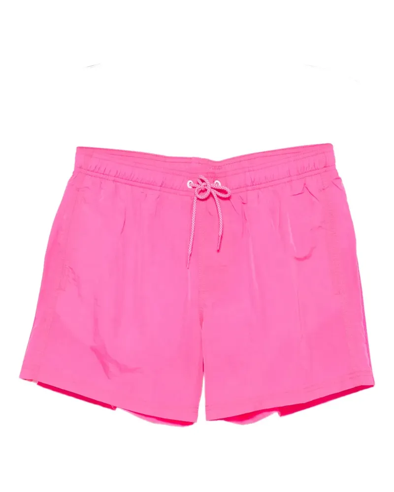 Sundek stripe-detail drawstring swim shorts - Rosa Rosa