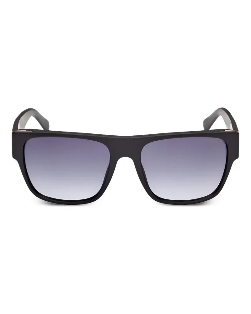 Guess Eckige Sonnenbrille mit Farbverlauf - Schwarz Schwarz