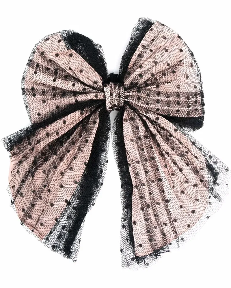 RED Valentino Haarband mit Tüllschleife - Schwarz Schwarz