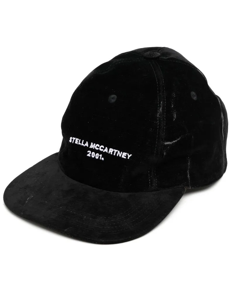 Stella McCartney 2001 Jeans-Baseballkappe mit Logo - Schwarz Schwarz