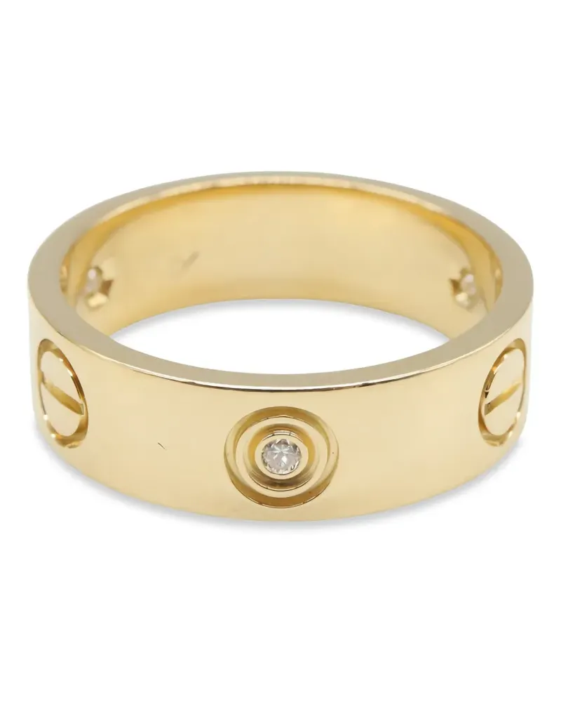 Cartier diamond 18k gold Love ring Gold
