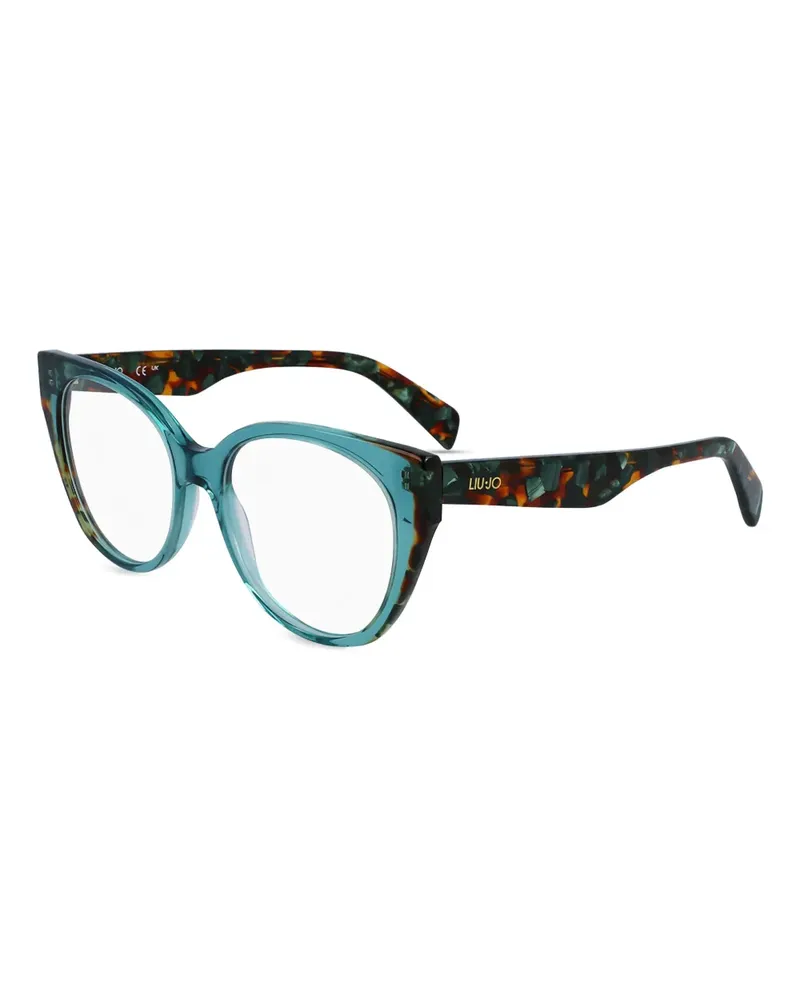 Liu Jo Brille in Colour-Block-Optik - Blau Blau