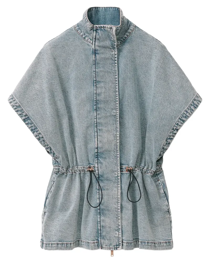 Fabiana Filippi Jacke mit Taillenzug - Blau Blau