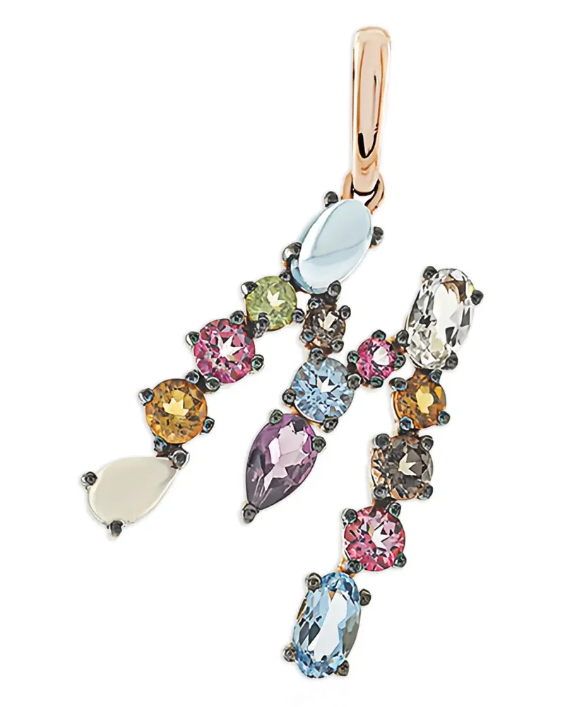 BRUMANI 18kt Rotgoldanhänger mit M-Anhänger Gold