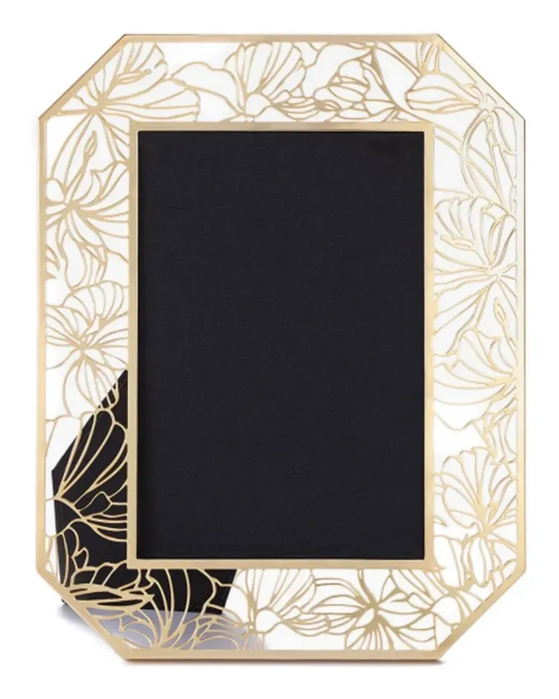 Shanghai Tang Tang Ginger Flower photo frame - Gold Gold