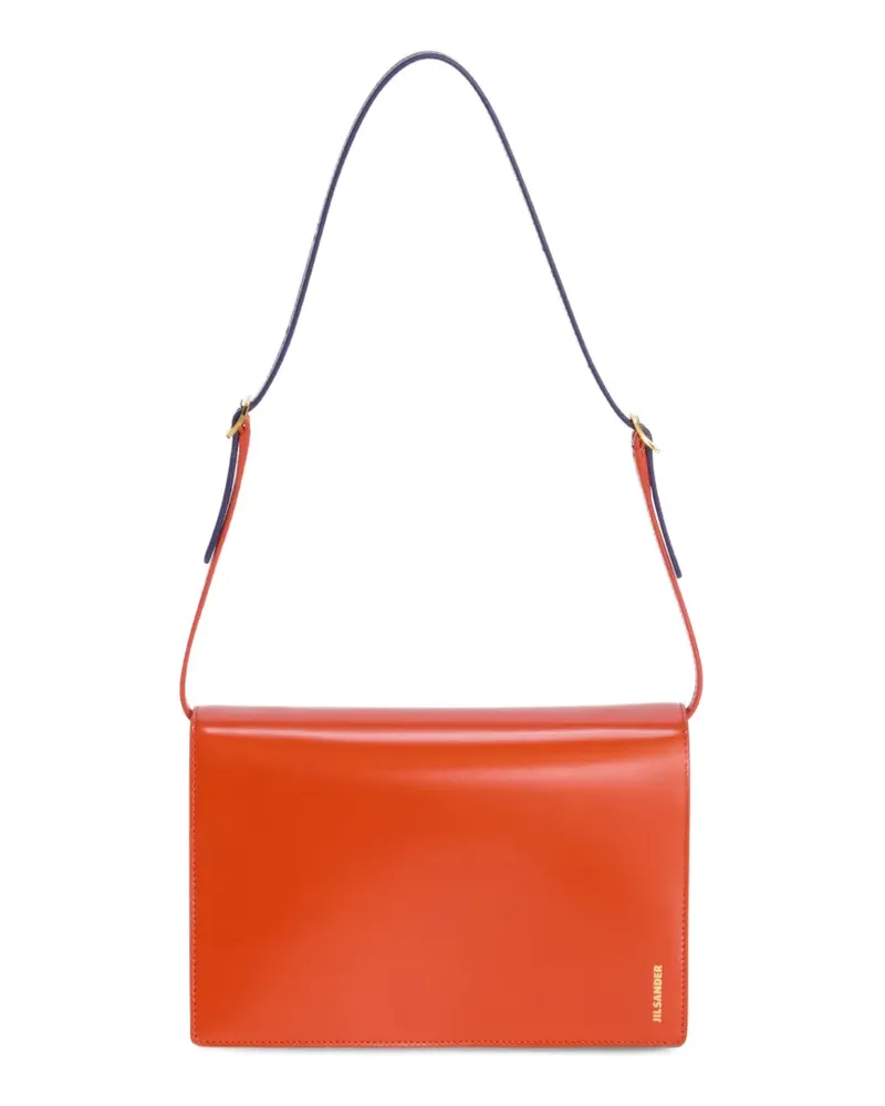 Jil Sander Kleine File Schultertasche - Orange Orange