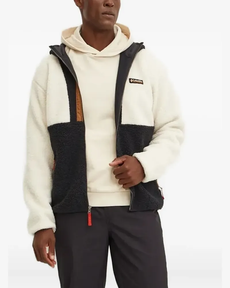 Columbia Sportswear Company Zweifarbige Fleece-Kapuzenjacke - Nude Nude