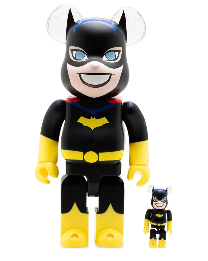 Medicom Toy Batgirl The New Batman Adventures BE@RBRICK 100% und 400% Figuren-Set Schwarz