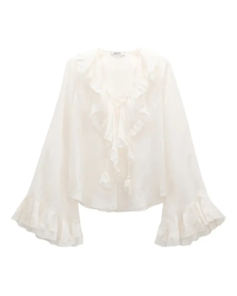 Dorothee Schumacher ruffled-detail blouse - Nude Nude