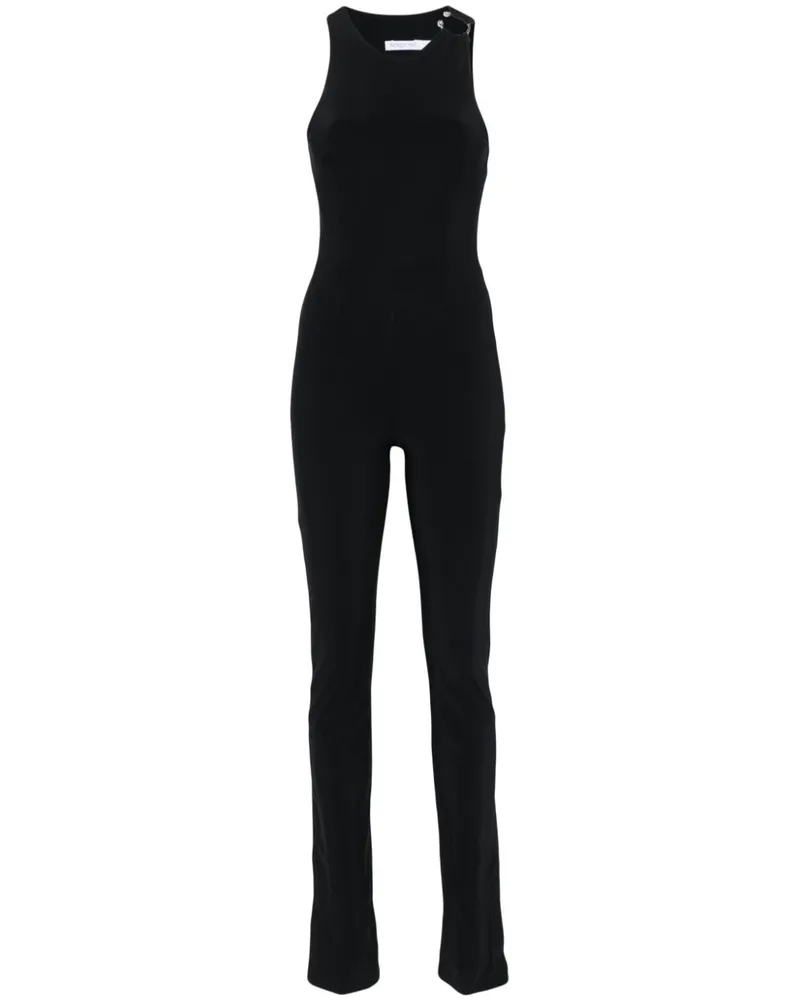 Patrizia Pepe Jumpsuit mit Piercing - Schwarz Schwarz