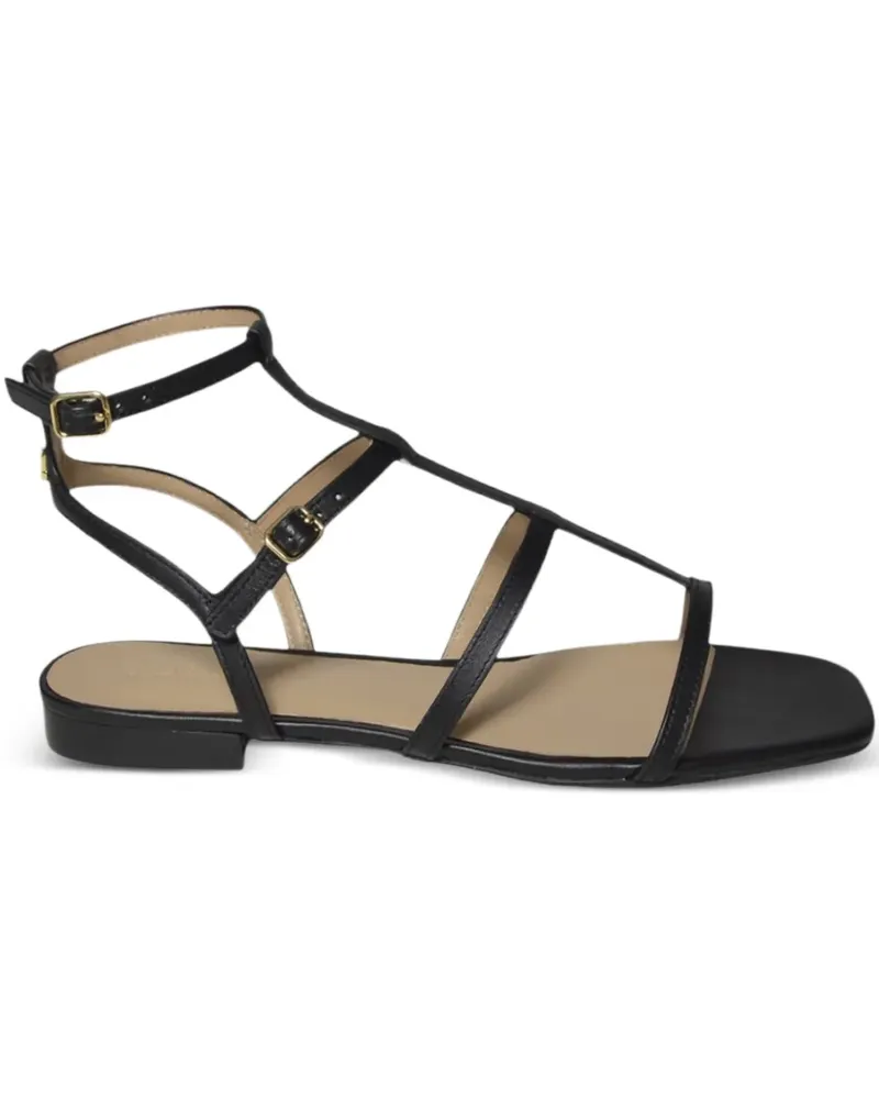 Ralph Lauren Flache Everley Sandalen - Schwarz Schwarz